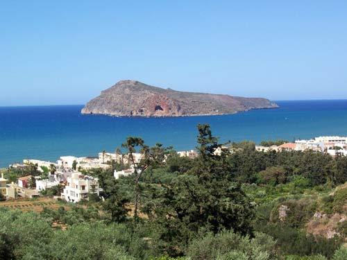 Platanias and thodorou island.